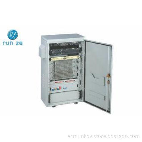 Metal Outdoor Telecom Cabinet , FTTB Access Box With Burgla